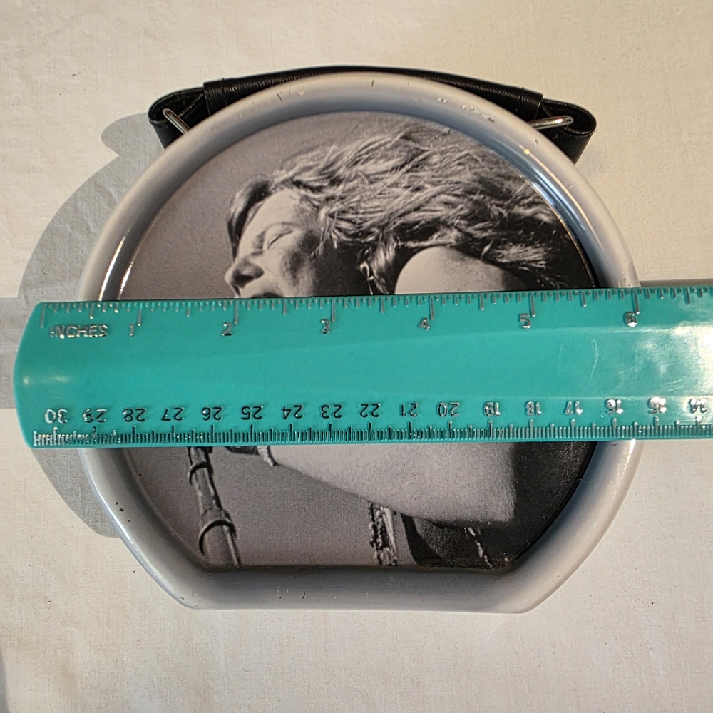 Vintage Janis Joplin Drum Shaped Lunchbox Treasure Box - Picture 7 of 11